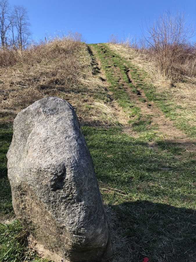 Adena Mound At Indian Mound Reserve Park In Cedarville Ohio | Brain Contour