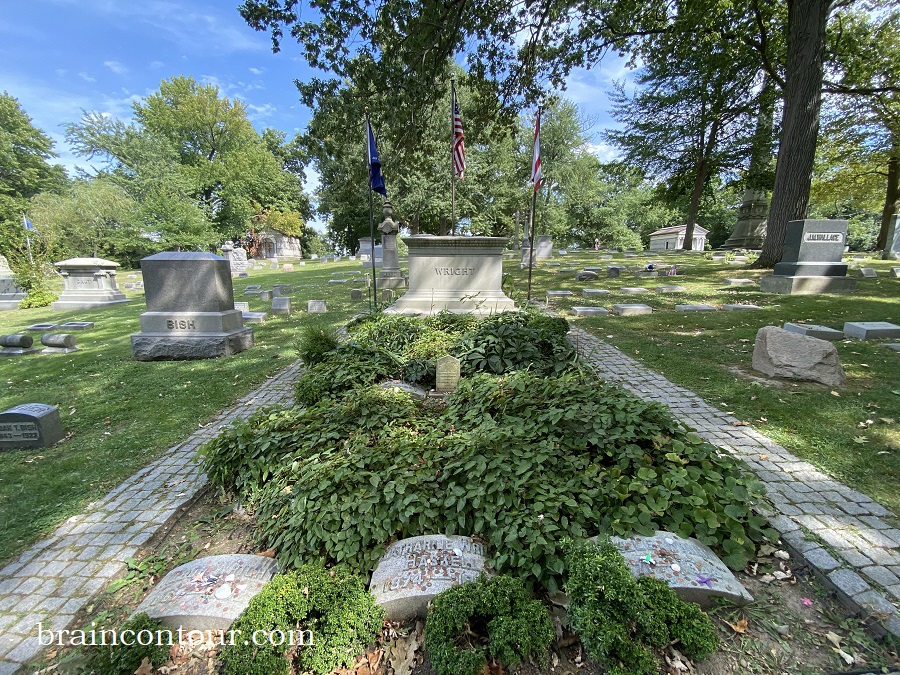 Wright Brothers Burial Site | Grave Site At Woodland Cemetery In Dayton ...